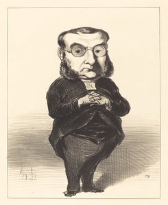 Ath. L.Charles Coquerel od Honoré Daumier