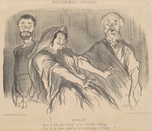 Athalia od Honoré Daumier