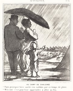 V Camp de Chalons od Honoré Daumier