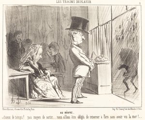 Do přístavu od Honoré Daumier