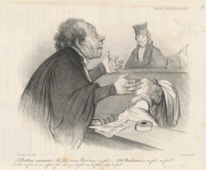 Mimochodem, mistře Barbotteau... od Honoré Daumier