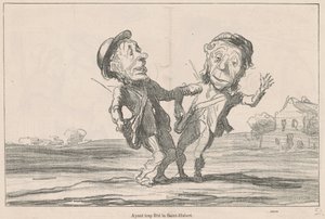 Příliš jsem oslavoval Saint-Huberta od Honoré Daumier