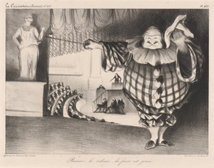 Spusťte závěs, fraška je u konce od Honoré Daumier