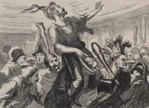 Ples v opeře: Ať žijí plameny od Honoré Daumier