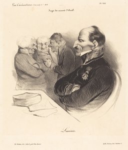 baron de Lascours od Honoré Daumier