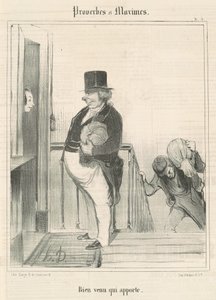 Vítej, kdo přináší od Honoré Daumier
