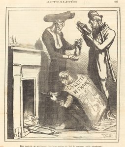 Velmi naštvaný, že jsem nenašel... korunu... od Honoré Daumier