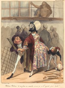 Bobonne... nedívej se na něj tolik! od Honoré Daumier