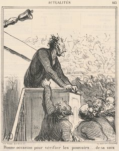Dobrá příležitost ověřit... od Honoré Daumier