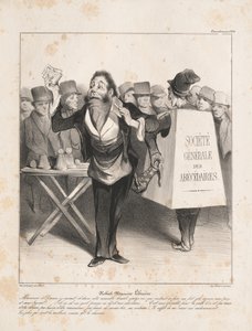 Caricaturana: Pl. 14, Robert Macaire Bookseller Caricaturana: Pl. 14, Robert Macaire Bookseller, 183 od Honoré Daumier