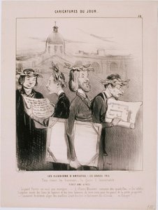Karikatury dne - iluze umělců od Honoré Daumier