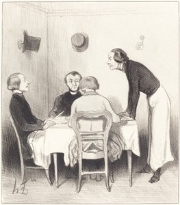 restaurační mrkev od Honoré Daumier