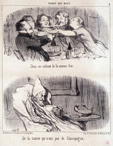 Karikatura o gastronomickém zneužívání. Seriál "Paris qui drinks": "v kabinetu domu d