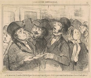Tento monsieur Courbet dělá figurky...vulgární... od Honoré Daumier