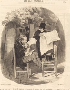 To, čemu se buržoazie shodla nazvat... rozptýlením od Honoré Daumier