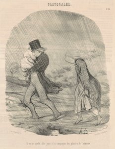 Jak říkáme, užijeme si na venkově... od Honoré Daumier