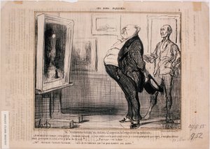Tito Bons Parisiens- M. Prudhomme navštěvující workshopy ... od Honoré Daumier