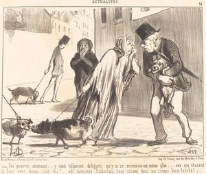 Tato ubohá zvířata... se už navzájem nepoznávají... od Honoré Daumier