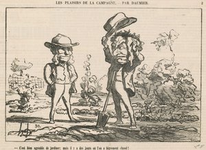 Je to hezké na zahradu od Honoré Daumier