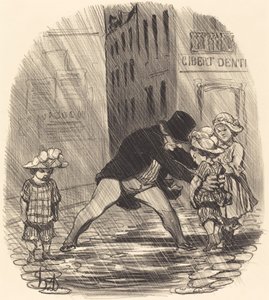 Je hloupé mít v zimě... od Honoré Daumier