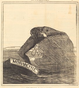 Je to nebezpečné, lov do sítě od Honoré Daumier