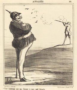 Je škoda, že můj hon na mě skončil od Honoré Daumier