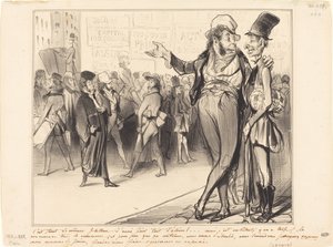 Je stejně lichotivé mít tolik studentů!... od Honoré Daumier