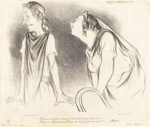 Okouzlující... tahat za sebou všechna srdce... od Honoré Daumier
