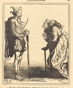 Vážená paní, než nám dáte... od Honoré Daumier