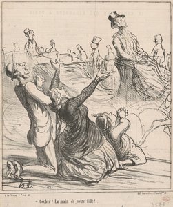 Šek! Ruka naší dcery! od Honoré Daumier