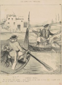 Bojové námořnictvo od Honoré Daumier