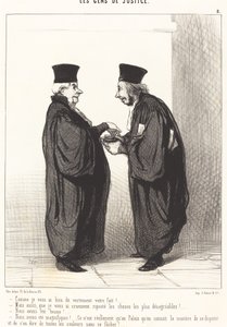 Jak jsem ti řekl, hotovo! od Honoré Daumier