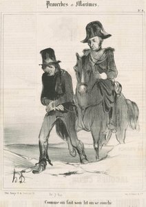 Když si usteleme postel, lehneme si od Honoré Daumier