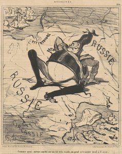 Jako co ... na hodně velké posteli,,, od Honoré Daumier