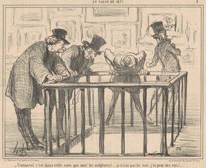 Jak, právě v tomhle sklepě... od Honoré Daumier