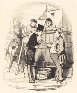 Jak jste našli toto malé víno... od Honoré Daumier
