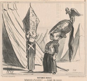 Kostýmy ruští od Honoré Daumier