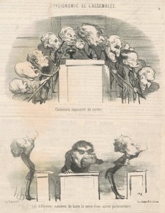 Slavnostní slavnostní hlasování od Honoré Daumier