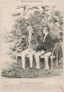 Dvě bývalé kapacity starého režimu od Honoré Daumier