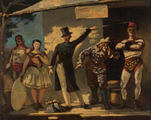 Žongléři od Honoré Daumier