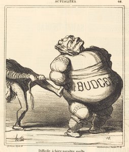 Těžko vypadat štíhle od Honoré Daumier