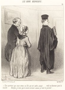 Abych řekl... že máme syna, který je... právník... od Honoré Daumier