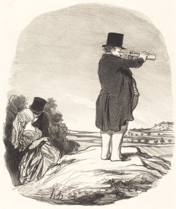 Řekni moje žena... Nic nevidím! od Honoré Daumier