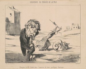 Disciples de M. Cobden od Honoré Daumier
