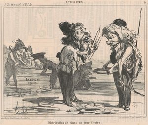 Výdej jídla v den navíc od Honoré Daumier