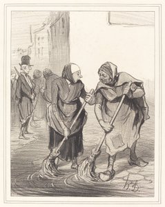 Řekni, mame Giboulardová... od Honoré Daumier