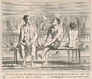 Řekněte, pane Beaufumé... od Honoré Daumier