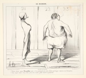 Řekni to, tati Drouillet, s c od Honoré Daumier