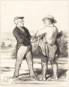Řekněte, prezidente, není možné chytit zajíce... od Honoré Daumier