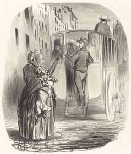 Promiň, občane... nemám psy... od Honoré Daumier